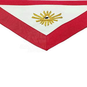 Tablier maçonnique traditionnel brodé, artisanat de qualité supérieure, tablier maçonnique brodé personnalisé - Product Image 6