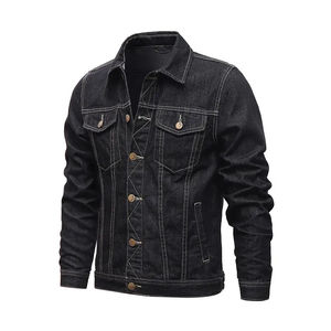 Premium haute qualité hommes hiver Denim veste Slim Fit mode Streetwear vêtements d'extérieur respirant séchage rapide déchiré Style Durable - Product Image 1