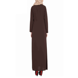 Robe abaya longue de style modeste pour femmes Dubai Fashion Thobe/Thawb du Moyen-Orient grande taille Burqa ample pour filles et femmes - Product Image 4