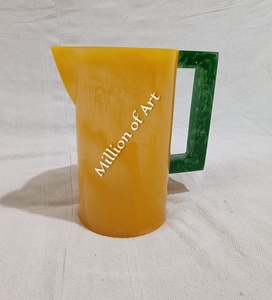 2025 inde usine en gros résine eau pot à lait 2L qualité supérieure écologique moderne luxe pichet à boire poignée personnalisée - Product Image 1