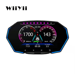 Wiiyui nhà máy trực tiếp F11 OBD2 + GPS Hệ thống kép HUD Head up hiển thị cho xe ô tô an toàn lái xe với báo động - Product Image 1