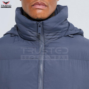 Chaqueta de Invierno con Capucha de Burbuja para Hombre, Nueva, Más Vendida, de Lona, Impermeable, Transpirable, con Logotipo Frontal Personalizable, de Alta Calidad - Product Image 2