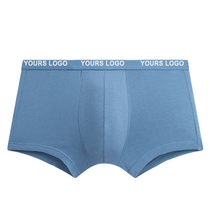 Calzoncillos bóxer de alta calidad para hombre, ropa de talla grande de alta elasticidad para hombre, 95% algodón, 5% Spandex, cintura personalizada, ropa interior de bambú para hombre - Product Image 6