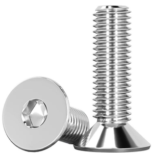 Vis à tête fraisée de qualité professionnelle, à six pans creux, DIN 7991, en acier inoxydable, pour machines de précision et assemblage automobile - Product Image 1