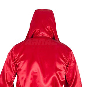 Meilleure Qualité Conception Personnalisée Boxe Capuche Robe Boxe Vente en Gros Boxe Robes Sur Mesure Satin Soie Robe - Product Image 6