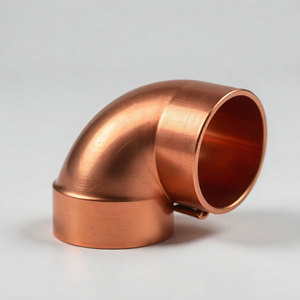 Raccord en T à coude en cuivre pur forgé haute pression INCAD DESIGN pour soudage et brasage |   Raccords de tuyauterie de réfrigérateur à courant alternatif à surface lisse - Product Image 3
