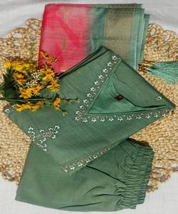 BORDADO DE VISCOSA MODERNA TRABAJO FONDO SUPERIOR CON DUPATTA OFFICE WEAR PRECIO AL POR MAYOR PRENDA ÉTNICA - Product Image 2