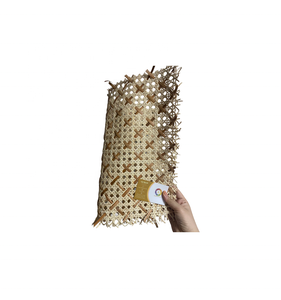 Rollo de correas de caña de ratán de malla abierta pretejida, artesanías de madera hechas a mano, mimbre de ratán, muebles para el hogar, comedor, uso en la sala de estar - Product Image 1