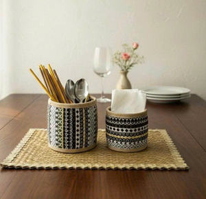 Set de table en jonc naturel, pour restaurant, hôtel, décoration murale, set de table en jonc tissé à la main pour la vente en gros, Nhat Minh, Vietnam - Product Image 6