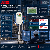 100% Asli ABB SensyTemp TSP300 Sensor Suhu RTD Pt100 Termokopel 4-20mA HART Termometer Proses Tugas Berat IP66/67
