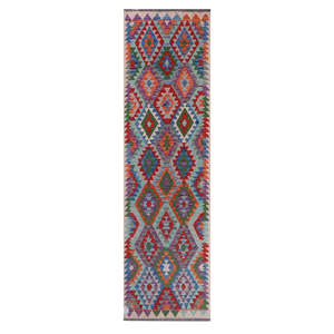 Maimana Afghanistan Kilim <b>Runner</b> <b>Rug</b> 297 X 83 cm - Product Image 1