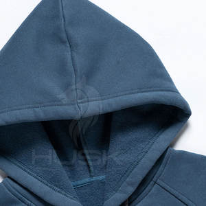 Sudaderas con capucha de hombre de ropa de invierno informal OEM de la mejor calidad al por mayor en tamaño personalizado teñido liso - Product Image 6
