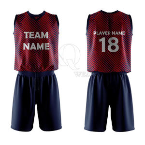 Tenue de volley-ball professionnelle personnalisée, design sur mesure, maillot et short respirants et légers de haute qualité, ajustement réglable pour - Product Image 3