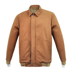 เสื้อแจ็กเก็ตทำงานคลาสสิกของผู้ชายผ้าฝ้ายทนทานระบายอากาศอบอุ่นสบายๆชุดทำงานกลางแจ้ง100% ฤดูหนาวผ้าฝ้าย - Product Image 4