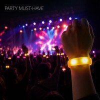 Bracelet LED Lumineux en Silicone – Idéal pour Fêtes, Cadeau Promotionnel, Rechargeable, Portable – Vente en Gros, OEM, ODM Direct