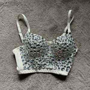 Top de Encaje con Cuentas de Lujo, Atuendo Artesanal para Festivales, Ropa Sexy para Club y Estilo Playero de Verano 2025 - Product Image 5