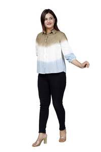 Chemises décontractées élégantes pour femmes Tye et Dyed Summer Wear - Product Image 2