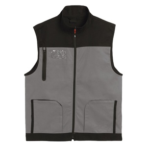 Chaleco Corto Acolchado Transpirable Personalizado para Hombre, Estilo Urbano, Cuello en V, Cierre de Cremallera, Poliéster/Algodón - Product Image 1