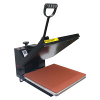 Mesin Press Panas Manual Format Besar Pelat Aluminium Tebal Mesin Press Transfer Panas Datar 40x50 40x60 40x82cm