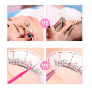 Séparateur de peigne à cils en acier inoxydable végétalien de qualité supérieure avec dents fines pour cils de mascara sans grumeaux et levage des sourcils durable - Product Image 2