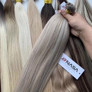Precio al por mayor Extensiones de cabello de punta plana color piano 100% Cabello virgen vietnamita de alta calidad - Product Image 1