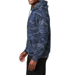 Sweat-shirt pour homme en coton 100% personnalisé vintage lavé en gros, imprimé camouflage, graphique, 500 g/m², épais, surdimensionné - Product Image 5