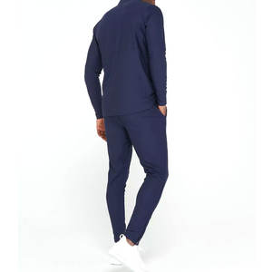 Chándales personalizados 100% algodón de alta calidad, precio al por mayor, cremallera, poliéster, ropa para correr, conjunto de chándales para hombres - Product Image 2