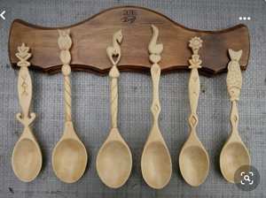 ช้อนไม้ช่วยในการทำอาหารช้อนไม้อะคาเซียช้อนแข็งสำหรับทำอาหารทำจากไม้ธรรมชาติใช้แกะสลักโลโก้ได้ตามต้องการ - Product Image 6