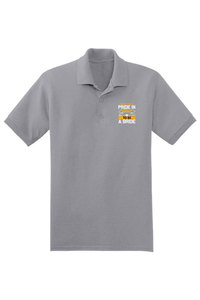 เสื้อยืดโปโลผู้ชายน้ำหนักมาก220-280gsm โลโก้ออกแบบได้ตามที่ต้องการเสื้อยืดกอล์ฟผ้าถักเป็นมิตรกับสิ่งแวดล้อม - Product Image 2