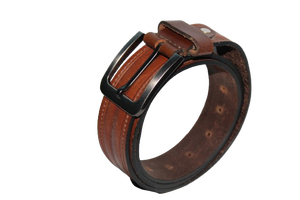 Wholesale Premium Cow Hide Genuine Leather Belt Casual Style with Customizable <b>Stitching</b> & Alloy for Buckle - Product Image 4