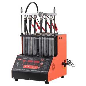 Nettoyeur à ultrasons commercial réglable 12V/70V/120V, testeur d'injecteurs de carburant à 9 modes de test, modèle 6 cylindres EFI/FSI/GD - Product Image 1