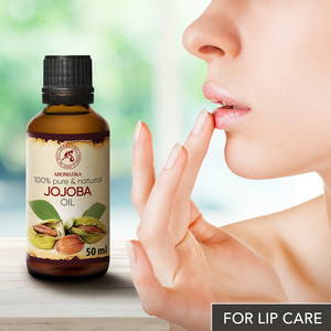 Huile de jojoba pure naturelle pressée à froid, huile de support 50 ml pour les soins de la peau, le massage et les soins capillaires - Product Image 2