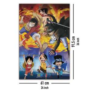 Póster del Anime One Piece con Ace, Sabo y Luffy - Product Image 3