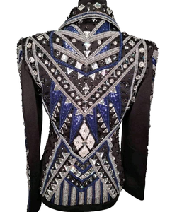 Veste d'équitation western classique pour femmes Logo personnalisé vêtements équestres spectacle veste d'équitation haute qualité vêtements confortables - Product Image 3