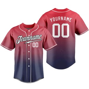 Camiseta de béisbol para hombre, camiseta de béisbol, camiseta de manga corta, número personalizado, uniforme de entrenamiento para adultos, Unisex - Product Image 5
