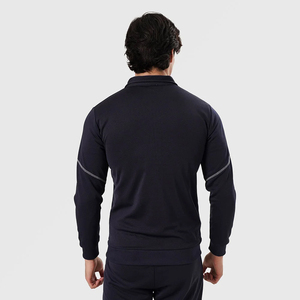 Nueva llegada de diseño personalizado al aire libre <span class=keywords><strong>Zip</strong></span> up Track <span class=keywords><strong>Running</strong></span> <span class=keywords><strong>Jacket</strong></span> para hombre en alta calidad precio adecuado hecho en Pakistán - Product Image 4