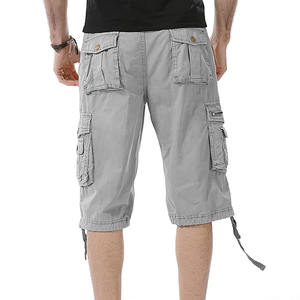Short cargo à poches multiples Quick Dry Classic Summer Daily Casual Fashion Solid Color Outdoor Breathable shorts for men's - Product Image 2