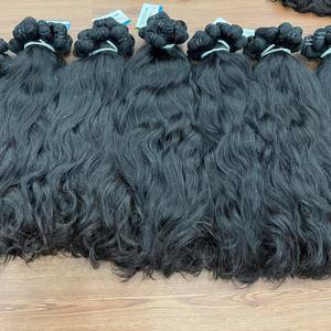 ผมต่อแบบเป็นลอนธรรมชาติสำหรับต่อผมแบบคู่ผมคนเวียดนามแบบดิบ - Product Image 6