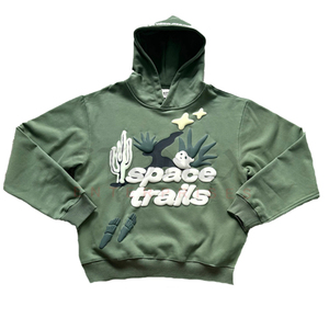 Sweat à capuche Vintage Heavyweight 100% Puff Printing pour hommes et femmes Impression personnalisée Powder Puff de haute qualité - Product Image 1