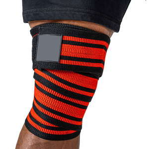 High Quality Weight Lifting Guard <b>Knee</b> Brace <b>Strap</b> Adjustable Gym Squat Powerlifting <b>Knee</b> Wraps - Product Image 1