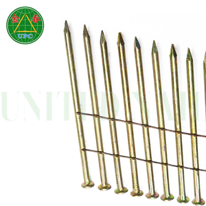 Clavos de bobina de 3 "x 0.120, 4500 Uds., con vástago liso/Tornillo de acero plano/a cuadros para Paleta de madera, pistola de clavos neumática, uso directo de Vietnam - Product Image 1