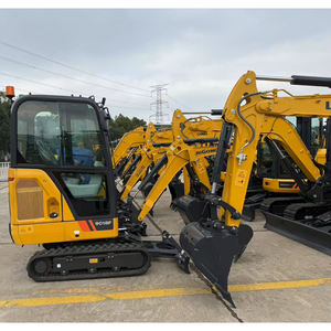 Mini-excavatrice sur chenilles LiuGong 9018F 1,9t, chenilles rétractables, balancement de la queue nul, petite pelle pour travaux de jardinage et de construction - Product Image 1