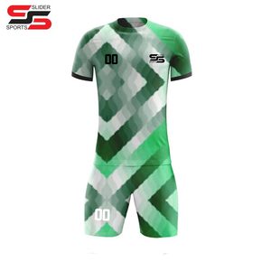 Manches courtes Meilleure conception Impression de logo personnalisé Matériau en polyester Vêtements de sport de plein air Uniforme de football Logo personnalisé OEM - Product Image 3
