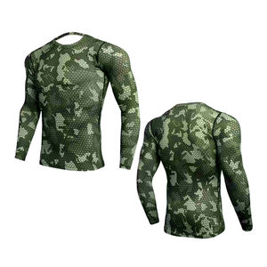 Tissu respirant, séchage rapide, ajustement confortable, protection anti-éruption cutanée parfaite, vêtements d'entraînement durables pour hommes, anti-rides, compression pour hommes - Product Image 4