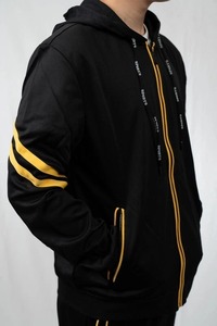 Chándal de alta calidad para hombre, Gimnasio Deportivo, traje de Jogger de 2 piezas, sudaderas con capucha, pantalones transpirables, ropa deportiva agradable a la piel, - Product Image 3