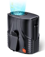 Nouveau Ventilateur Personnel Rechargeable 2026 à Clipser Cou et Taille, Moteur Sans Balais, Silencieux, en Plastique, Autonomie 8H, Idéal Sports et Activités Extérieures