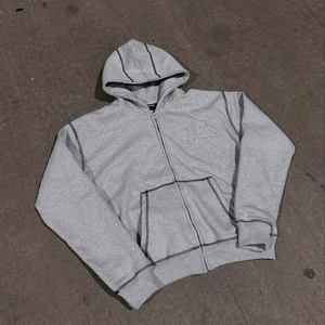 Venta al por mayor Hombres Chándales Baggy Long Jogger Pantalones de chándal y sudaderas con capucha Streetwear Bordado personalizado Sudadera con capucha Hombres Conjunto - Product Image 3