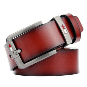 Leather Men Dress Leather Belt Latest Collection OEM Service Genuine Leather Belts From Pakistan - Product Image 3