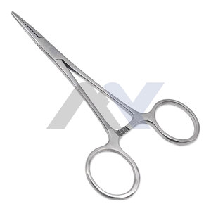 Kelly Hemostat คีมหนีบล็อคฟันแบบพรีเมี่ยมสีเงินตรงสแตนเลสสตีลเครื่องมือผ่าตัดทางทันตกรรม - Product Image 1