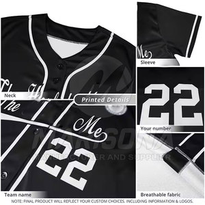 Custom Design Heat-Transfer Printed Player Name Number Breathable Anti-Bacterial 100% <b>Polyester</b> Adults Usa for Premium - Product Image 5